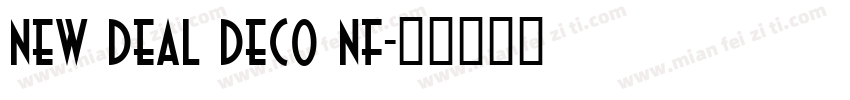 New Deal Deco NF字体转换
